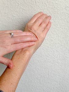 Image showing wrinkles on back of hand