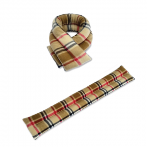 London plaid colored moist heat and cold wrap