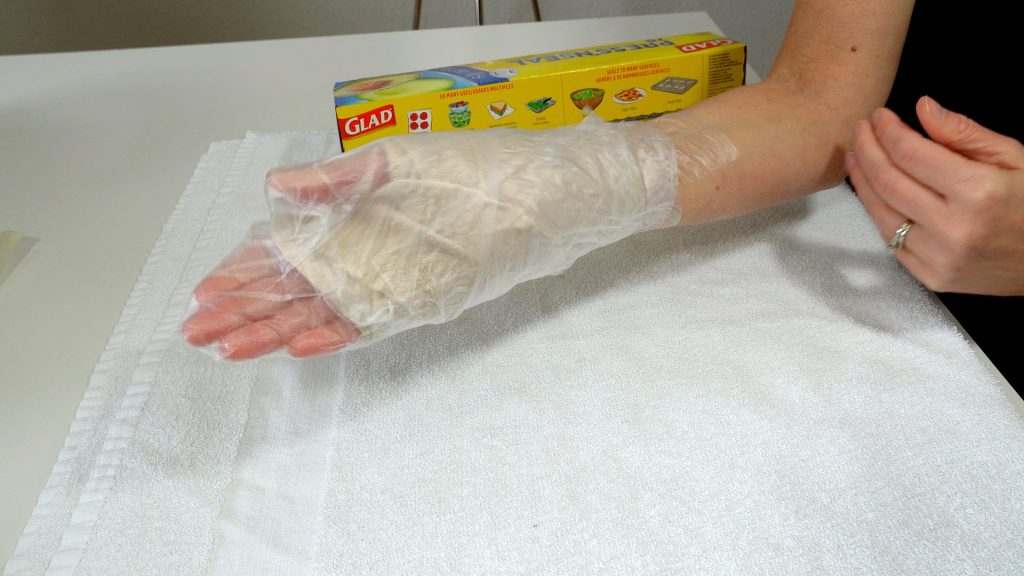 Press n'seal over carpal tunnel surgical dressings