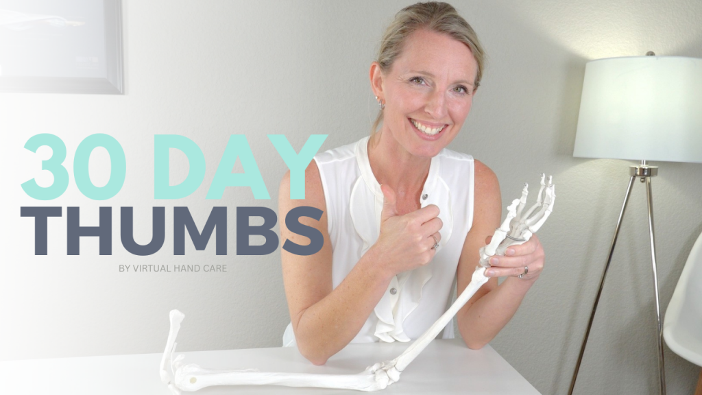 30 day thumb arthritis training program