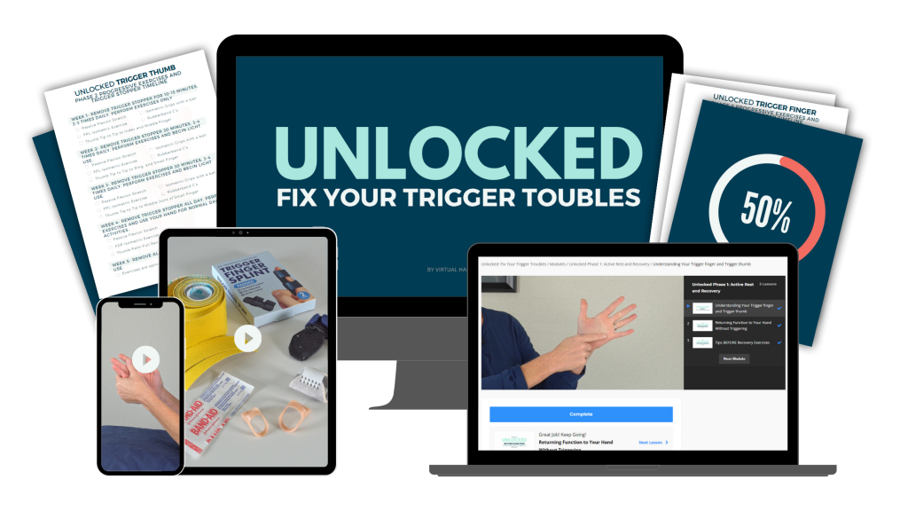 Fix trigger finger and trigger thumb bonus course materials
